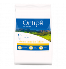 Корм сухой для взрослых кошек ORTIPO Vet Diet Urinary Struvite Feline, при заболеваниях мочеполовой системы, для всех пород, Россия, 0,5кг