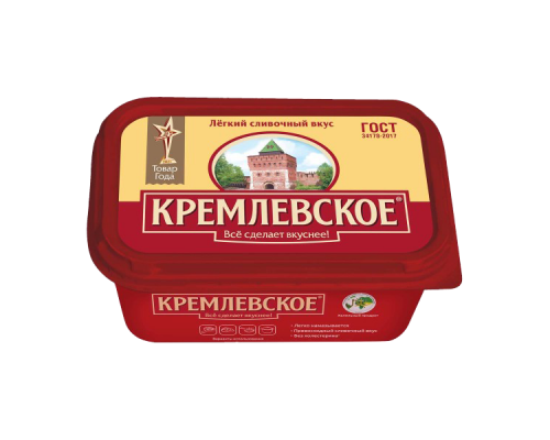 Спред КРЕМЛЕВСКОЕ растительно-жировой ГОСТ м.д.ж.60%, Россия, 400г