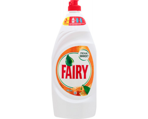 Средство для мытья посуды FAIRY Апельсин и Лимонник, Россия, 900мл