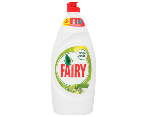 Средство для мытья посуды FAIRY Зелёное яблоко, Россия, 900мл