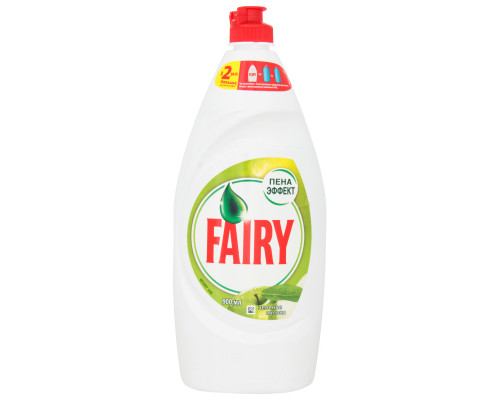 Средство для мытья посуды FAIRY Зелёное яблоко, Россия, 900мл