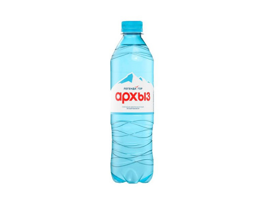 Вода минеральная ЛЕГЕНДА ГОР АРХЫЗ природная питьевая столовая негазированная, Россия, 0,5л
