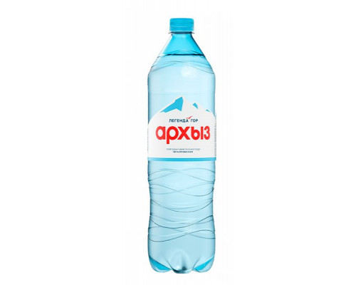 Вода минеральная ЛЕГЕНДА ГОР АРХЫЗ природная питьевая столовая негазированная, Россия, 1,5л