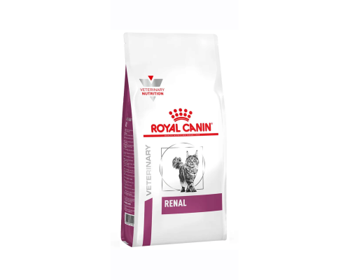 Корм сухой для взрослых кошек, для поддержания функции почек ROYAL CANIN Renal диетический,полнорационный, Россия, 350г