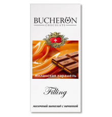 Шоколад молочный BUCHERON Filling Миланская карамель, Россия, 85г