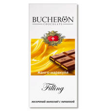 Шоколад молочный BUCHERON Filling Манго-маракуйя, Россия, 85г