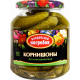 Корнишоны ВАЛДАЙСКИЙ ПОГРЕБОК маринованные, Россия, 370г