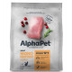 Корм сухой для взрослых кошек и котов ALPHAPET Superpremium Monoprotein Adult из индейки, полнорационный,м/у, Россия, 400г