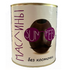 Маслины SUNFEEL Классические без косточки, Испания, 280г/300г 