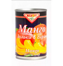 Манго DELCOFF дольки в сиропе, Тайланд, 425г/425мл