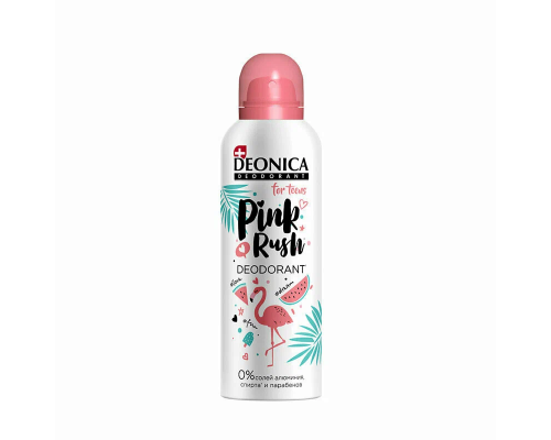 Дезодорант DEONICA For Teens Pink Rush 8+, Россия, 125мл