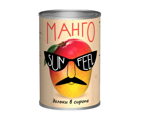 Манго SUNFEEL кусочки в сиропе, Тайланд, 425мл