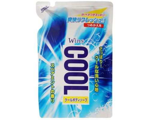 Мыло для тела Mins Cool Body Soap с ментолом и ароматом мяты, Япония, 340г