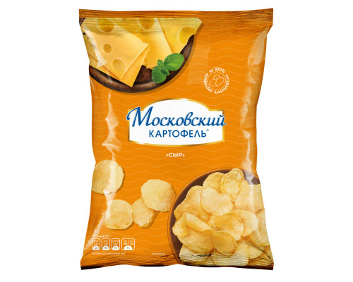 Картофель хрустящий МОСКОВСКИЙ КАРТОФЕЛЬ Сыр, Россия, 120г
