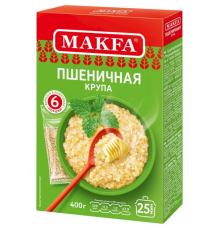 Крупа MAKFA Пшеничная, Россия, 400г (6*66г)
