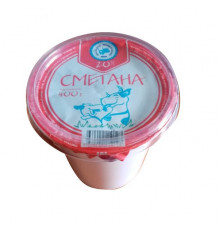 Сметана 20% без змж, Россия, 400г