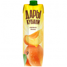 Нектар ДАРЫ КУБАНИ Абрикос-яблоко, Россия, 0,95л