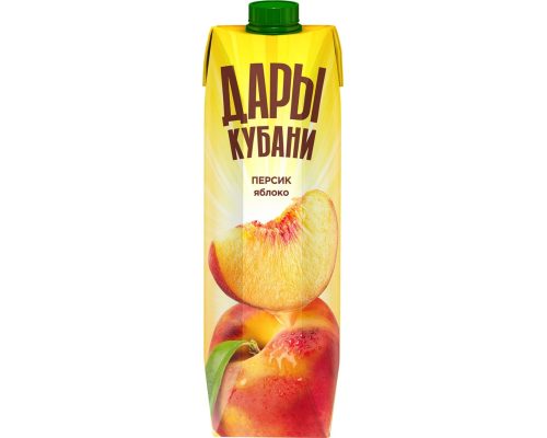 Нектар ДАРЫ КУБАНИ Персик-яблоко, Россия, 0,95л