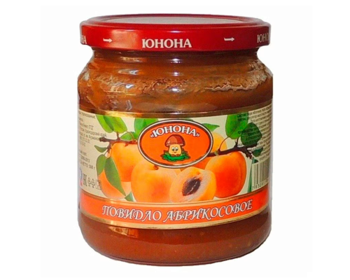 Повидло ЮНОНА Абрикосовое, Россия, 500г