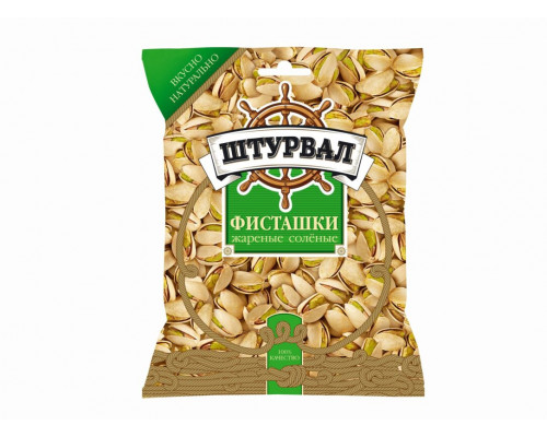 Фисташки жареные ШТУРВАЛ солёные, Россия, 30г