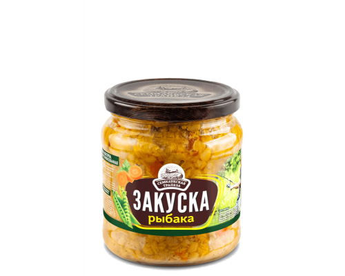 Закуска овощная СЕМИЛУКСКАЯ ТРАПЕЗА Рыбака, Россия, 460г