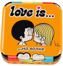 Конфеты освежающие LOVE IS... в форме сердца со вкусом морской соли и маракуйи, Китай, 20г