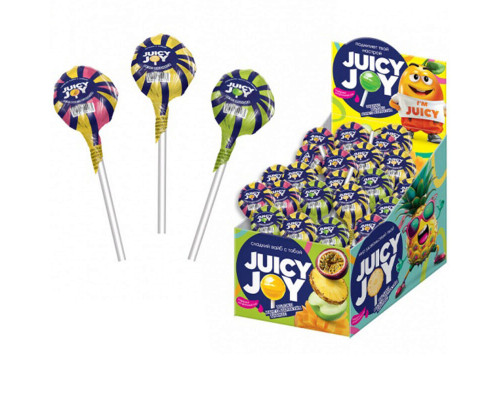 Карамель леденцовая JUICY JOY в ассортименте, Россия, 11г