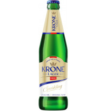 Пиво Крон Лагер Бьер 0,45л светлое 4,7%,ст/б