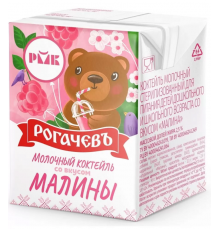 Коктейль молочный РОГАЧЕВЪ со вкусом Малина 2,5%, Беларусь, 210г
