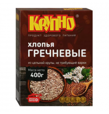 Хлопья гречневые КРУПНО не требующие варки, Россия, 400г