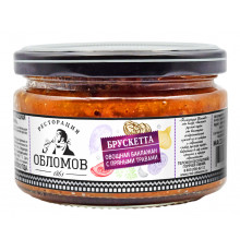 Брускетта РЕСТОРАЦИЯ ОБЛОМОВ овощная баклажан с пряными травами, Россия, 210г