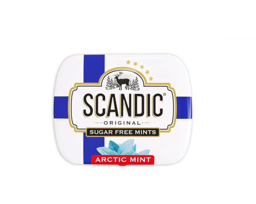 Конфеты SCANDIC без сахара со вкусом Арктическая мята, Россия, 14г