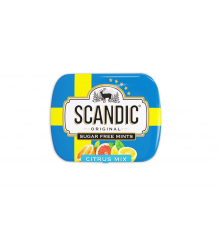 Конфеты SCANDIC без сахара со вкусом Цитрусовый микс, Россия, 14г