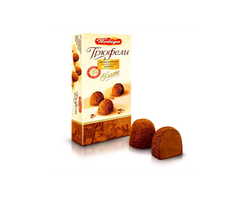 Конфеты шоколадные ПОБЕДА ВКУСА Трюфели посыпанные какао, Россия, 180г