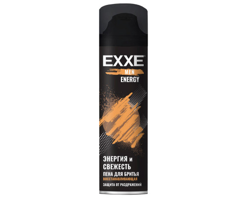 Пена для бритья EXXE Men Energy Восстанавливающая, Россия, 200мл