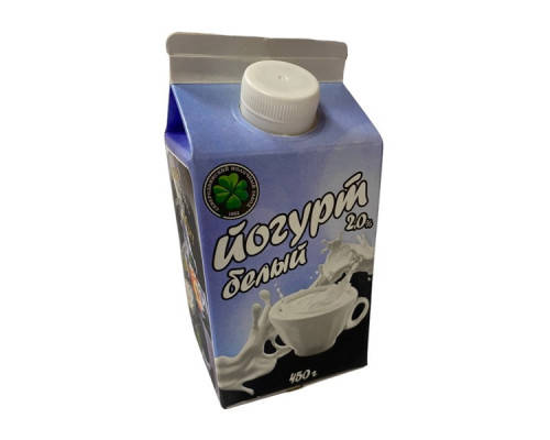 Йогурт белый 2% без змж, СЕВЕРОДВИНСК-МОЛОКО, 450г