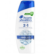 HEAD & SHOULDERS Шампунь и Бальзам-ополаскиватель против перхоти  2в1 Основной уход  360мл