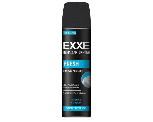 Пена для бритья EXXE Fresh Тонизирующая, Россия, 200мл