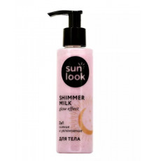 Молочко-шиммер SUN LOOK Розовое золото, Россия, 150мл