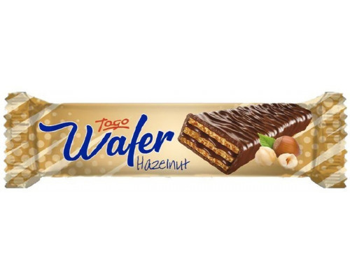 Вафли WAFER в шоколадной глазури с ореховой начинкой, Турция, 30г