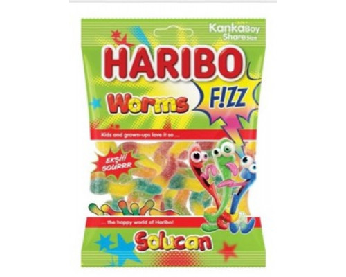 Мармелад жевательный HARIBO Кислые черви, Турция, 70г