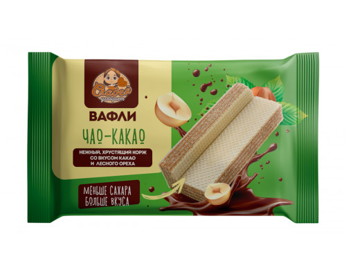 Вафли СЛАДЕЯ УГОЩАЕТ Чао-какао, Россия, 240г
