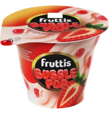 Продукт йогуртный FRUTTIS Со вкусом клубники и желейными шариками 4,4%,пл/ст,Россия, 180г