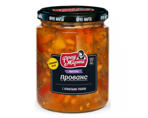 Закуска овощная ФРАУ МАРТА Прованс, Беларусь, 430г