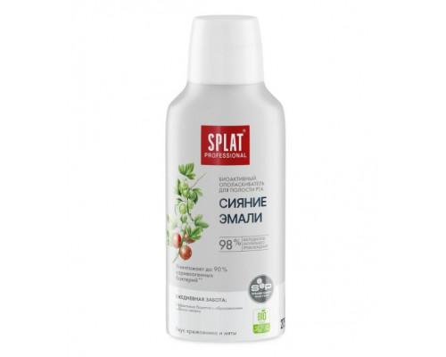 Ополаскиватель для полости рта SPLAT Professional Сияние эмали биоактивный, Россия, 275мл