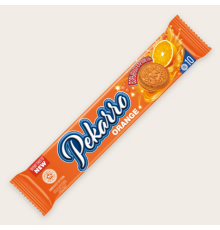 Печенье сахарное Pekarro orange с апельсиновой начинкой и взрывной карамелью, Россия, 95г