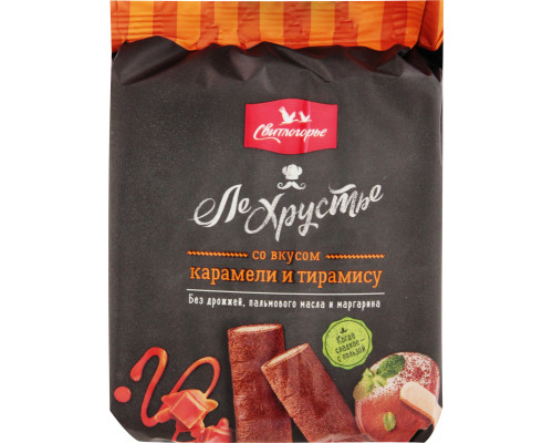 Полоски ЛеХрустье со вкусом карамели и тирамису, Беларусь, 100г