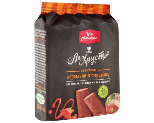 Полоски ЛеХрустье со вкусом карамели и тирамису, Беларусь, 100г