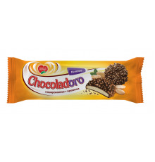 Печенье ШОКОЛАДОРО глазированное с арахисом,Беларусь, 200г
