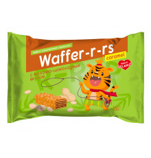 Вафли Waffer-r-rs Caramel с молочно-шоколадным вкусом глазированные с арахисом, Беларусь,200г